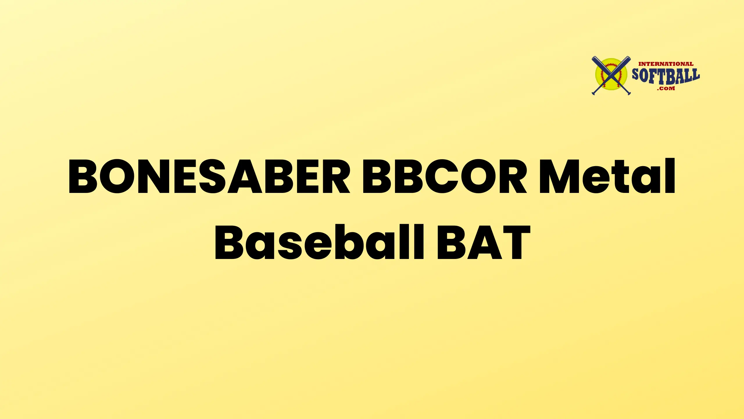 BONESABER BBCOR Metal Baseball BAT