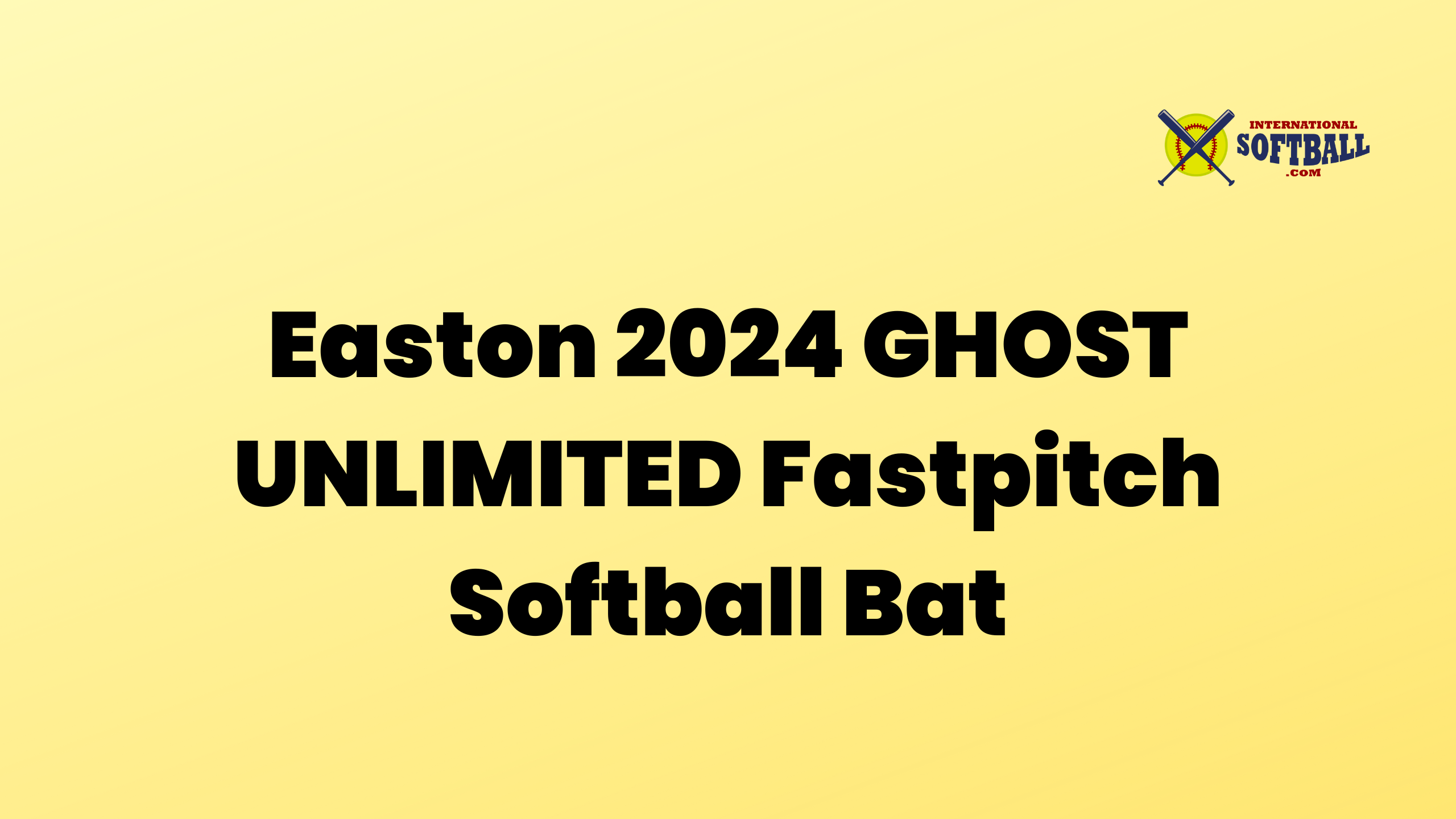 Easton 2024 GHOST UNLIMITED Fastpitch Softball Bat