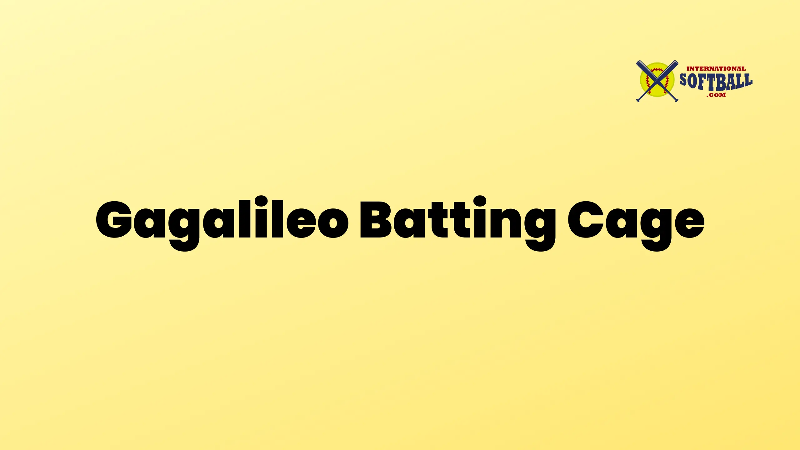 Gagalileo Batting Cage