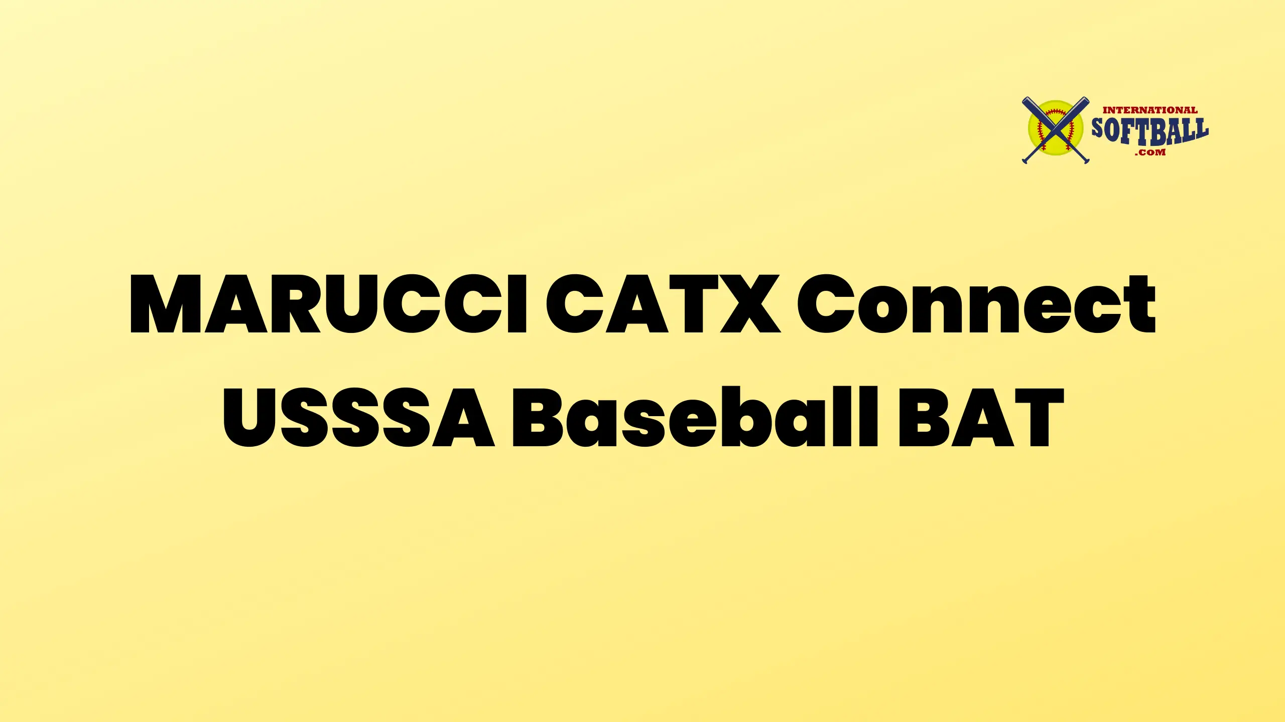 MARUCCI CATX Connect USSSA Baseball BAT