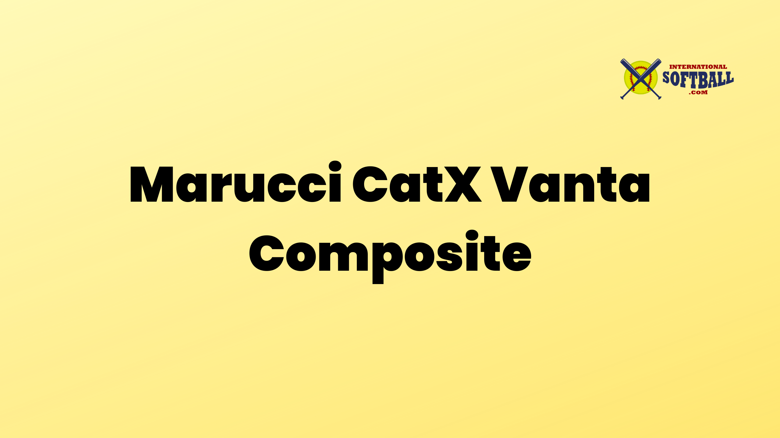 Marucci CatX Vanta Composite