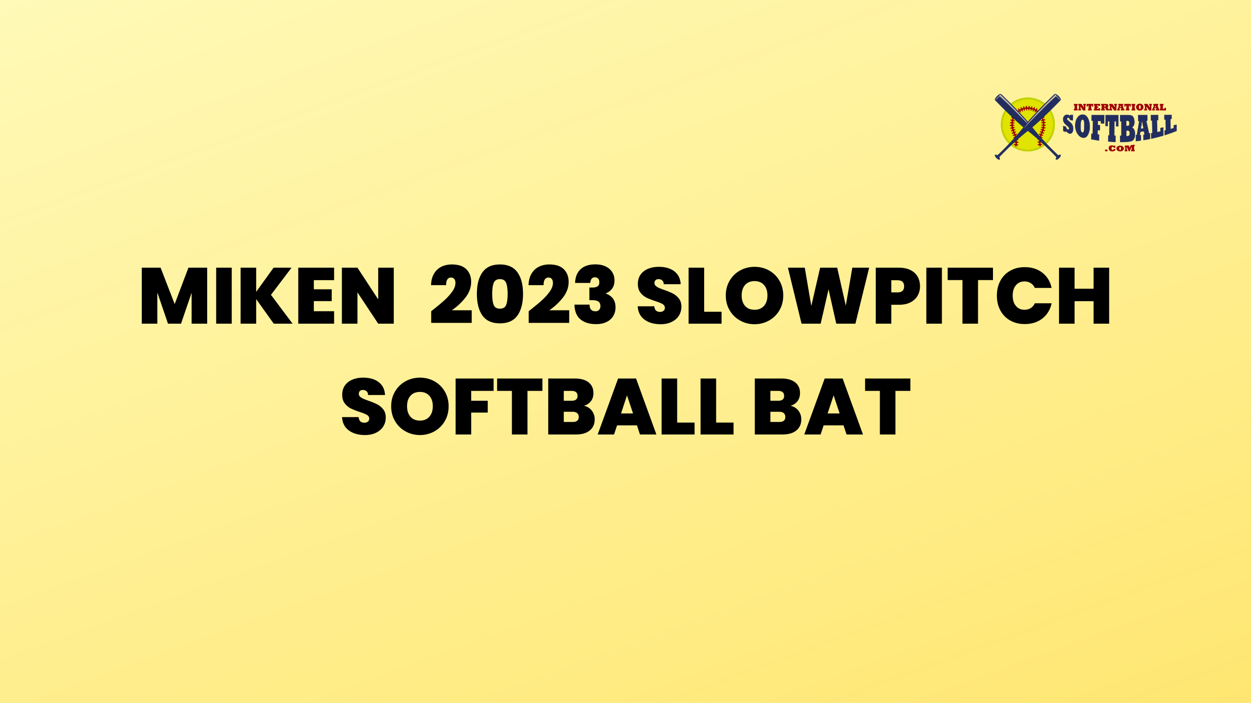 Miken 2023 Slowpitch Softball Bat