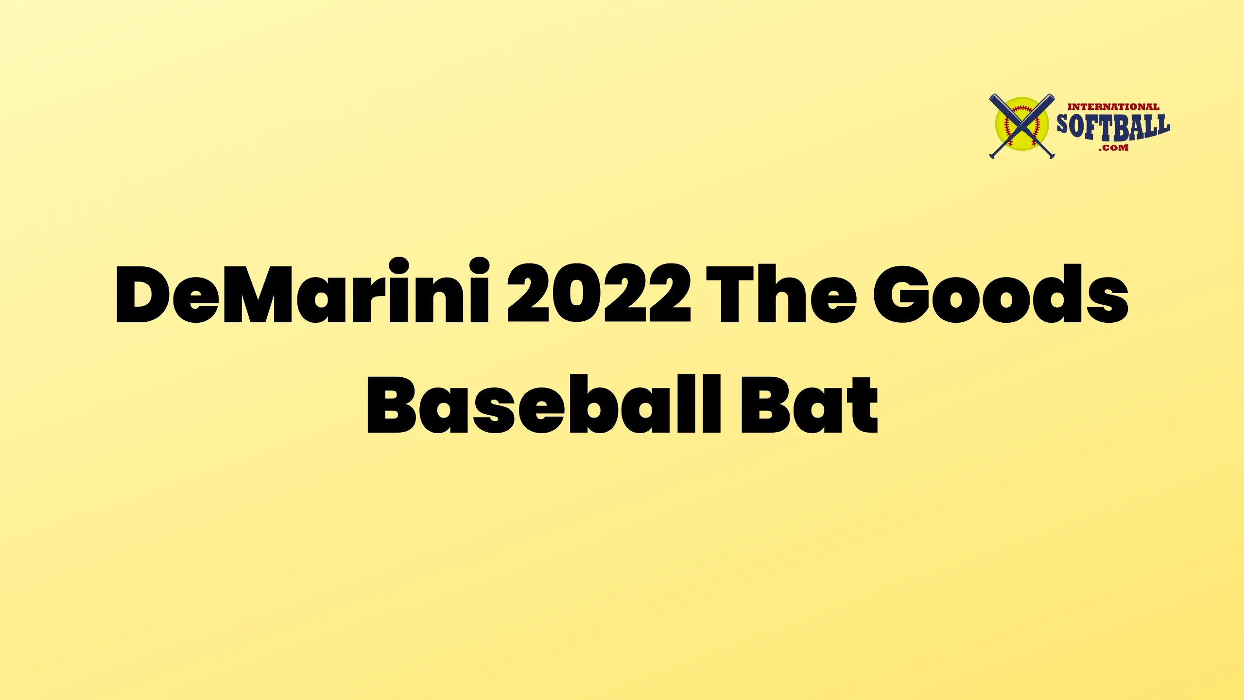 DeMarini 2022 The Goods Baseball Bat